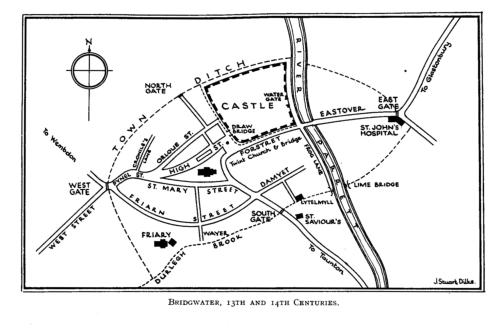 Image of street map 13th century